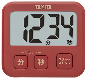 タニタ　薄型タイマー　TD−408　レッド