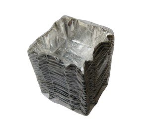 アルミ　ホイルケース（スエルケース）四角型バラ（500枚包）