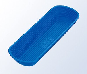 テルモハウザー　PP製　長角型　醗酵カゴ　48779　ブルー