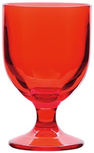 プラキラ　トライタン　ワイングラス　230cc　ﾚｯﾄﾞ　LS101_220RD