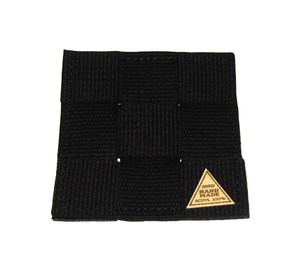 シンビ　手編みコースター　角　＃850−S　ブラック