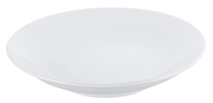 磁器　中華・洋食兼用食器　白フカヒレ皿