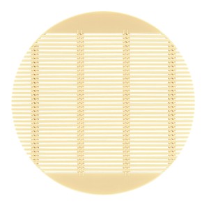 強化PP　丸型　竹ス　φ196mm　クリーム　5−636−4
