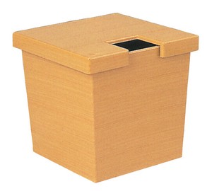 角　ガリ入れ　白木塗（トング別）ABS樹脂　5−939−7