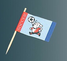 ランチ旗（200本入）サッカー