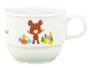 メラミン子供食器　くまのがっこう　スタックマグップM-1335J