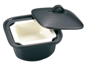 萬来鍋　角　黒　1人前用