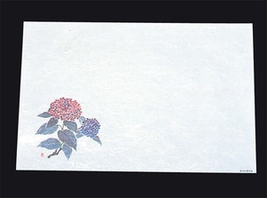 尺三 懐石まっと 抗菌遠赤和紙(100枚入)WS-18 紫陽花(5月〜6月)