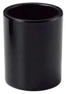 樹脂製　楊枝立　丸　ブラック　M40−138