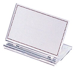 クリスタル　カード立て　UC2−1　80×50