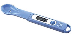 幼児用スプーン温度計　ブルー