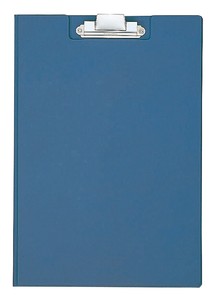 コクヨ　クリップホルダー(カバー付)ヨハ−50NB　青　A4ﾀﾃ型
