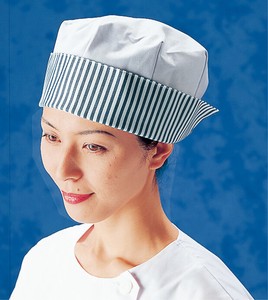 婦人用帽子　SK73−1　紺ストライプ　フリー