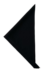 三角巾　JY4672−9　ブラック　フリー
