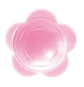 わさび皿（500枚入）花　ピンク