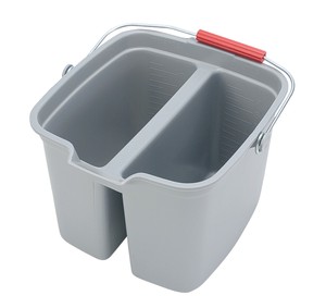 ラバーメイド　ダブルペール　2617　グレー　16L