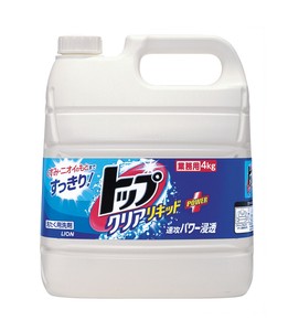 ライオン　衣料用洗剤　業務用トップクリアリキッド　4kg