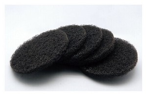 【日本製】鉄板磨き機　磨き職人用専用パッド(5枚入)