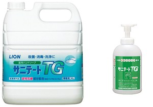 ライオン　手洗い用液体石鹸　サニテートTG　4L専用ポプ