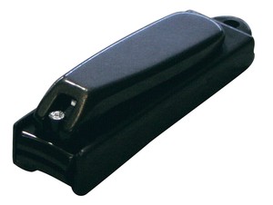 爪切り　カバー付　オールブラック　121BC