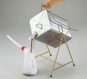一斗缶スタンド　らくする　スチール