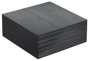 厨房用品 木制 黑色 200 x 200 x 80mm 日本制造