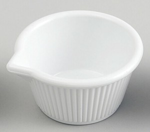 ジェスナー　口付ラメキン(メラミン)0388A　ホワイト　3oz