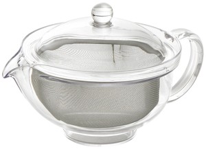【日本製】クリアティーポット　280ml　ステンレスメッシュ　TW-3721