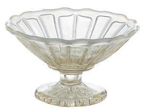 サンデーカップ　雪の花　古代色　2237−OA　ガラス製