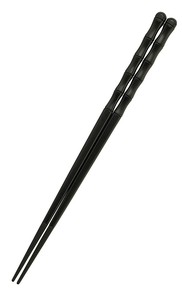 竹型箸　23cm　黒　5−1063−1