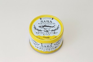 さばオリーブオイル漬け　ガーリック（缶）