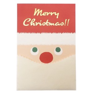 【ポストカード】サンタクロース ハンドメイドクリスマスカード 335