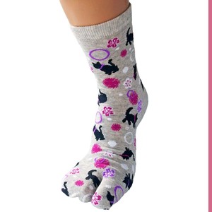 Japanese Pattern Ladies Creature Series Cat Tabo Socks Socks cat