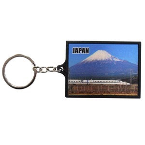 Japanese Style Key Ring 3 Key Ring Japanese Pattern Train Mt. Fuji No.3 7 6