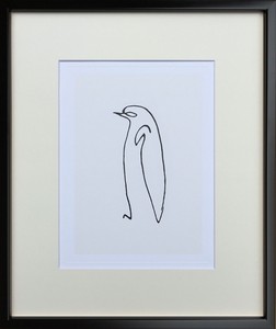 アートフレーム　パブロ・ピカソ Pablo Picasso Le pingouin-BK
