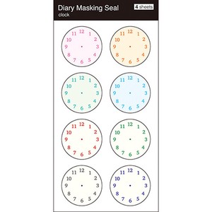 Made in Japan made Sticker Clock/Watch