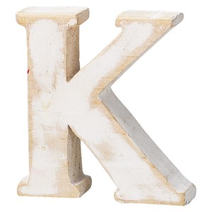 【パセオ】木製アルファベット　K