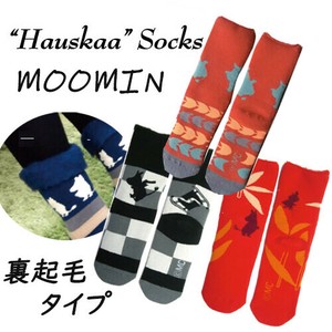 "ムーミン" 起毛ソックス
