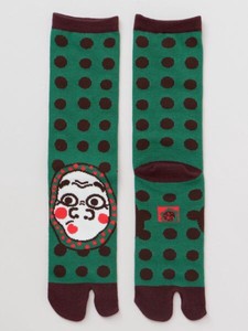 Crew Socks Hyotoko Okame 25 ~ 28cm Made in Japan