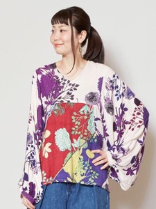 Tunic Floral Pattern V-Neck