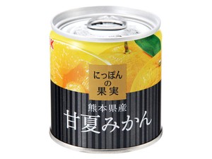 K&K にっぽんの果実  熊本県産 甘夏みかん EO M2号缶x24