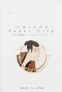 日本製 made in japan UKIYOE PaperClips series 01(写楽) UPC-001