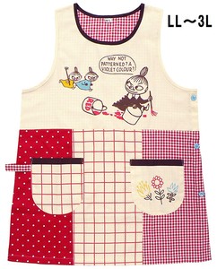 The Moomins Apron Little My Patchwork Red LL 3