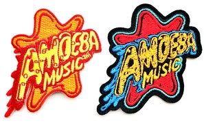 Amoeba Music アメーバミュージック　ロゴ　ワッペン　アメリカン雑貨