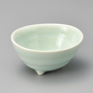 ヒワ三っ足楕円小鉢　11×9.3×5.4cm日本製 美濃焼