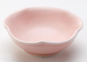 Small Plate Pink Hollyhock