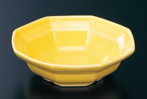 葵　19436−81　イエロー　八角浅小鉢