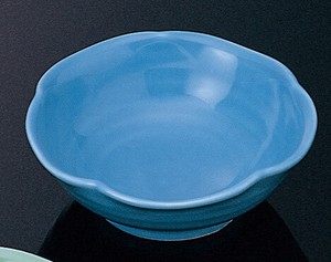 Side Dish Bowl Blue Hollyhock