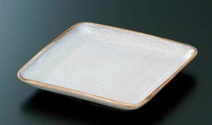 葵　1965−23　銀彩　正角皿