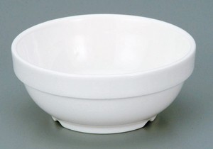 Side Dish Bowl White Hollyhock 3-go